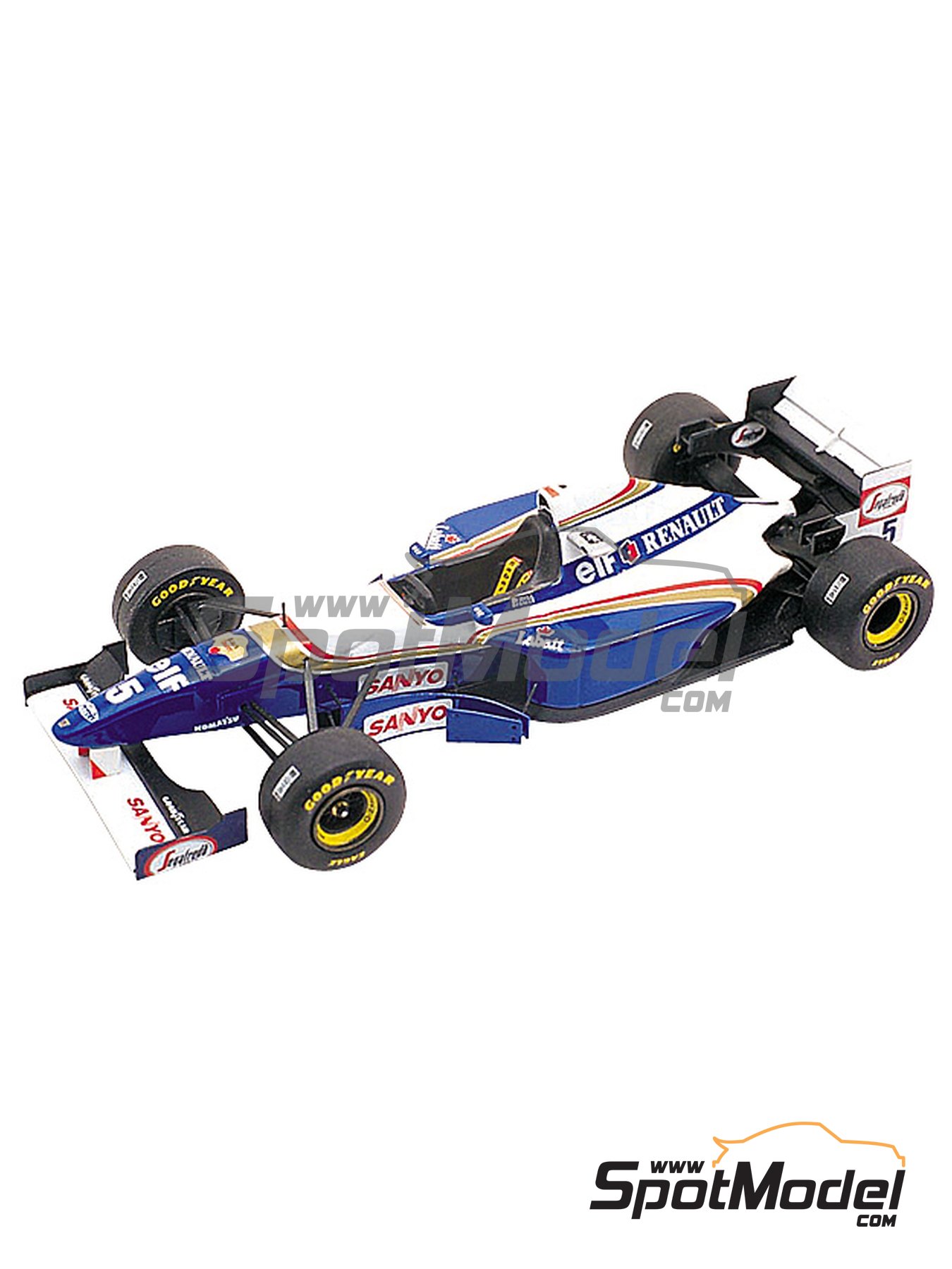 Williams Renault FW17 Williams Grand Prix Engineering Team sponsored by  Rothmans - Argentine Formula 1 Grand Prix 1995. Car scale model kit in 1/43  sc